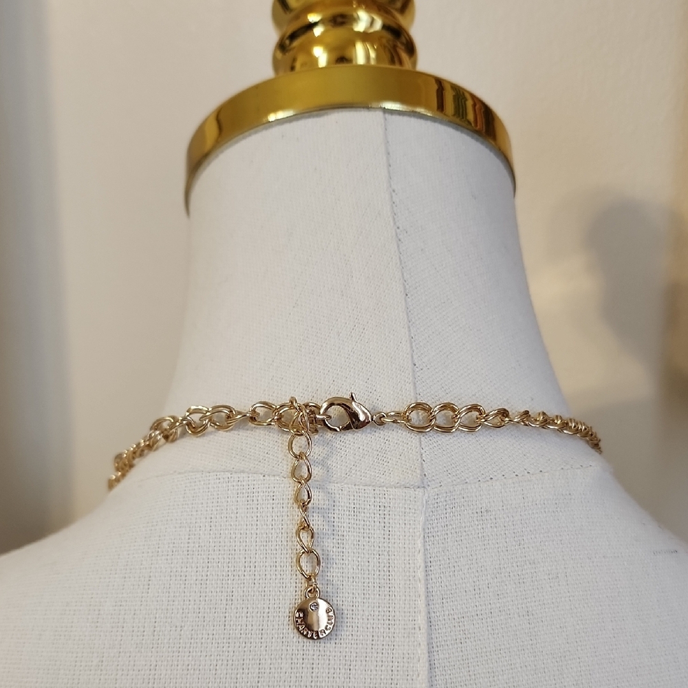 Multicolor Gem Disc Statement Necklace Charter Cl… - image 5